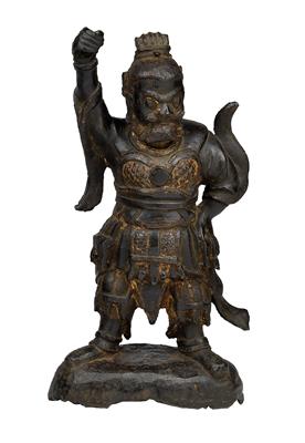 A figure of a protector deity - Asian art