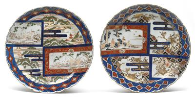 A pair of Imari dishes, - Asian art