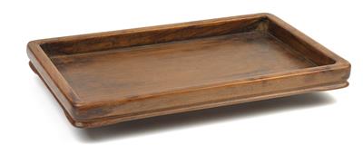 A hardwood tray - Asian art