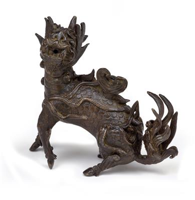 A water dropper in the shape of a qilin - Arte asiatica