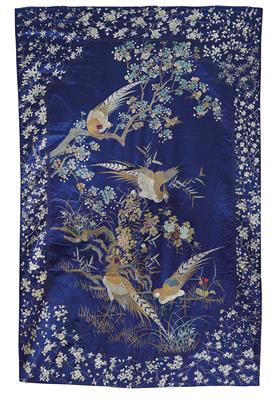 A large embroidered hanging - Asian art