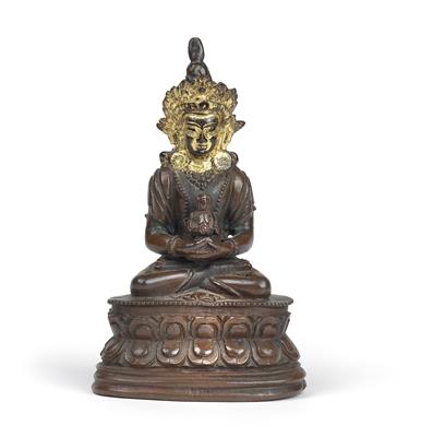 Figur des Buddha Amitayus - Asiatische Kunst