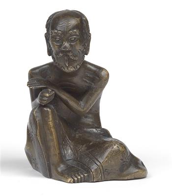 A figure of an emaciated luohan - Asian art