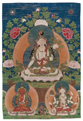 Thangka der Sitatara - Asiatische Kunst