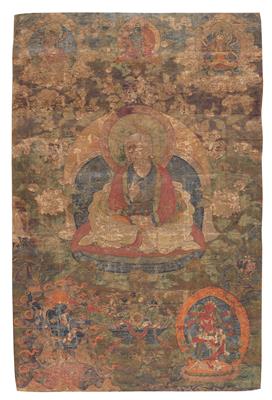 Two Tibetan thangkas - Arte asiatica