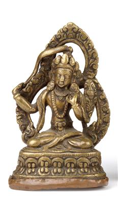 A bronze figure of Bodhisattva Manjushri. Nepal, 18th/19th cent. - Asian art