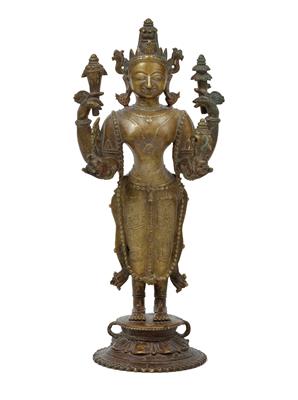 A figure of Vishnu, India, 19th cent. - Asian art
