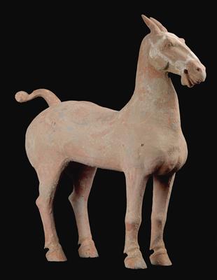 A terracotta horse, China, Han dynasty - Arte asiatica