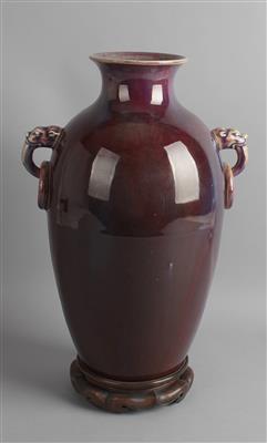 Flambé glasierte Vase, - Asiatische und islamische Kunst