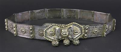 Osmanischer Silber Gürtel, - Asiatische und islamische Kunst