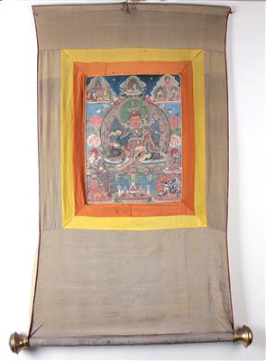 Thangka, - Works of Art