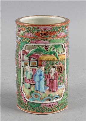 Famille rose Gefäß, - Asiatische Kunst