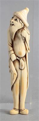 Netsuke eines Europäers, - Asiatische Kunst