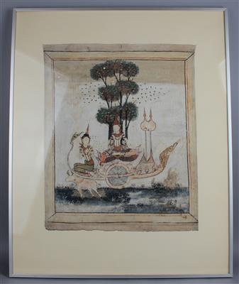 Thailändische Malerei, - Antiquariato
