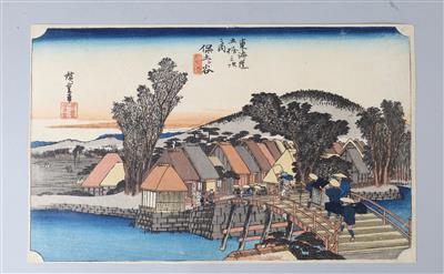 Hiroshige (1797-1858 - Asiatische Kunst