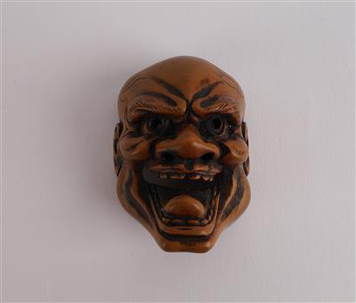 Masken-Netsuke, - Antiquariato