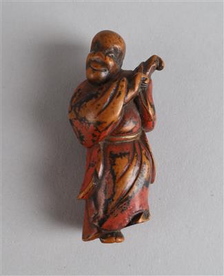 Netsuke eines Tänzers, - Asiatische Kunst