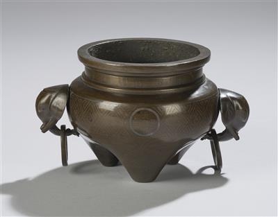 A Bronze Censer, China, c. 1900, - Arte Asiatica