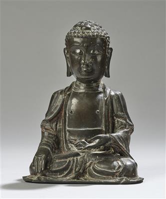 Buddha Shakyamuni, China, 17. Jh., - Asiatische Kunst