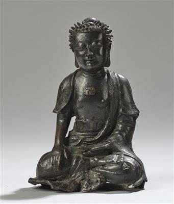 Buddha Shakyamuni, China, 18th Century, - Arte Asiatica