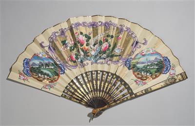 A Folding Fan, China, 19th Century, - Asijské umění