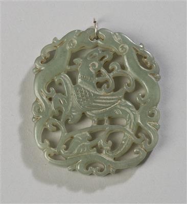 Jade-Anhänger, China, - Asiatische Kunst
