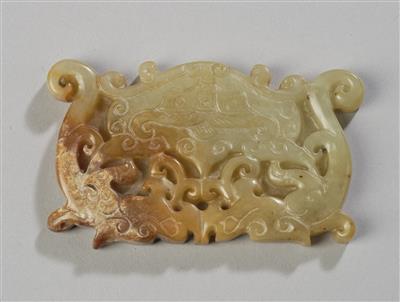 A Jade Carving, China, - Asian Art