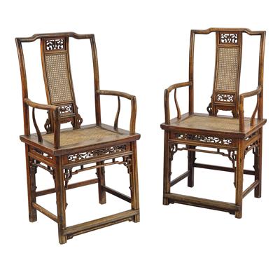 A Pair of Armchairs, China, 19th Century, - Asijské umění