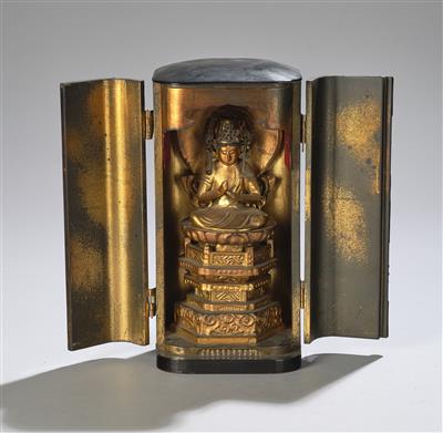 A Travel Altar (Zushi), Japan, 19th Century, - Asijské umění