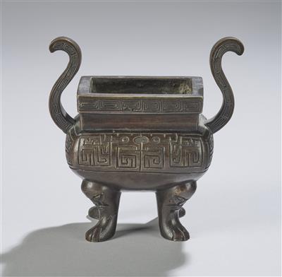 A Censer, China, Qianlong Mark, - Asian Art