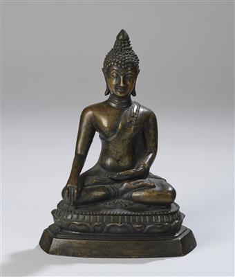 Buddha Maravijaya, Thailand, 18./19. Jh., - Arte Asiatica