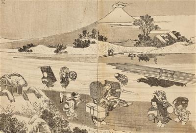 Hokusai (1760-1849), - Arte Asiatica