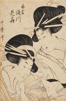 Kitagawa Utamaro (1753-1806) zugeschrieben, - Arte Asiatica