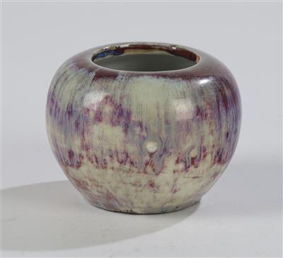 Kleine Flambé glasierte Vase, China, 19. Jh., - Asiatische Kunst