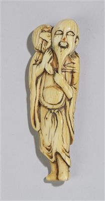 Netsuke eines Sennin, Japan, 18. Jh., - Arte Asiatica