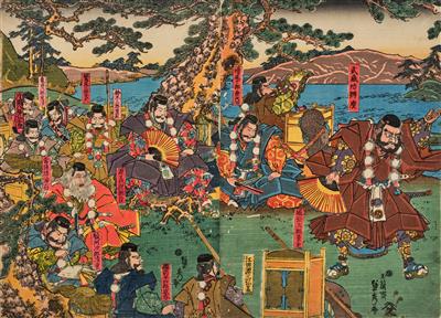Utagawa Sadahide (1807-1873), - Arte Asiatica