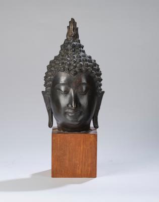 Buddha Kopf, Thailand, 19. Jh., - Asian Art