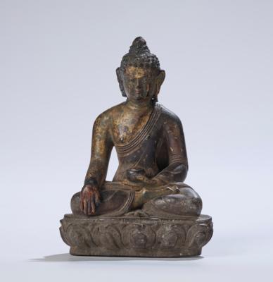 Buddha Shakyamuni, Tibet, 18. Jh., - Asiatische Kunst