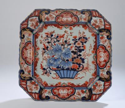 Große viereckige Imari Schale, Japan, Meiji Zeit (1868-1912), - Asian Art