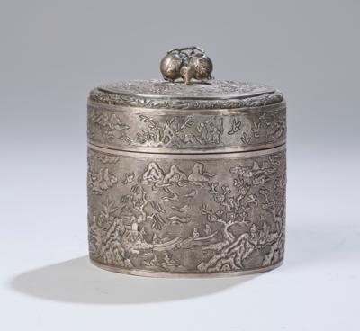 Silber Beteldose, China, um 1900, - Asian Art