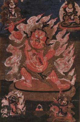 Thangka des Hayagriva, Tibet, 18./19. Jh., - Asiatische Kunst