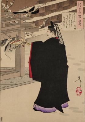 Tsukioka Yoshitoshi (Edo 1839-1892), - Arte Asiatica