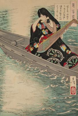 Tsukioka Yoshitoshi (Edo 1839-1892), - Asian Art