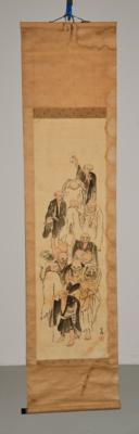 China, Mitte 20. Jh. zwei Hängerollen, - Asiatische Kunst