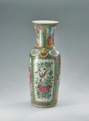 Famille rose Vase, China, 19. Jh., - Asiatische Kunst