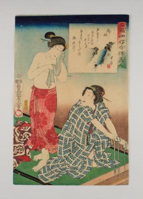 Utagawa Kunisada I (Honjo, Edo 1786-1865 Edo) und Ryoko (aktiv 1860er), - Asiatische Kunst