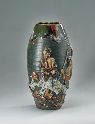 Vase, 20. Jh., signiert - Asiatische Kunst