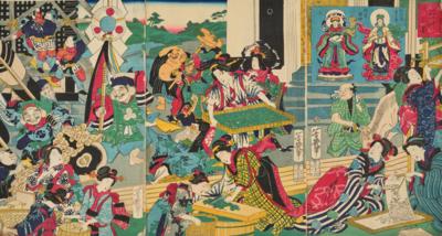 Yoshiiku Ochiai (1833-1904), - Arte Asiatica