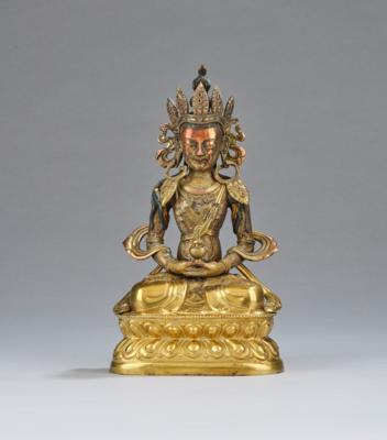 Amitayus, tibeto-chinesisch, 18./19. Jh., - Asijské umění