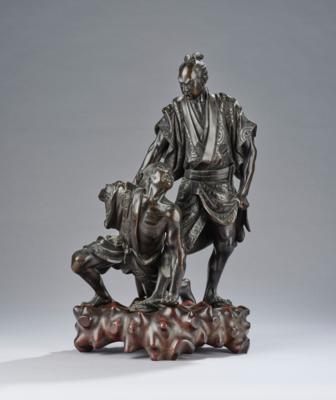 Bronzegruppe, Japan, Meiji Periode, - Asijské umění